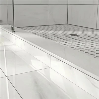 Πλακάκια δαπέδου από καθαρό λευκό Nano Glass